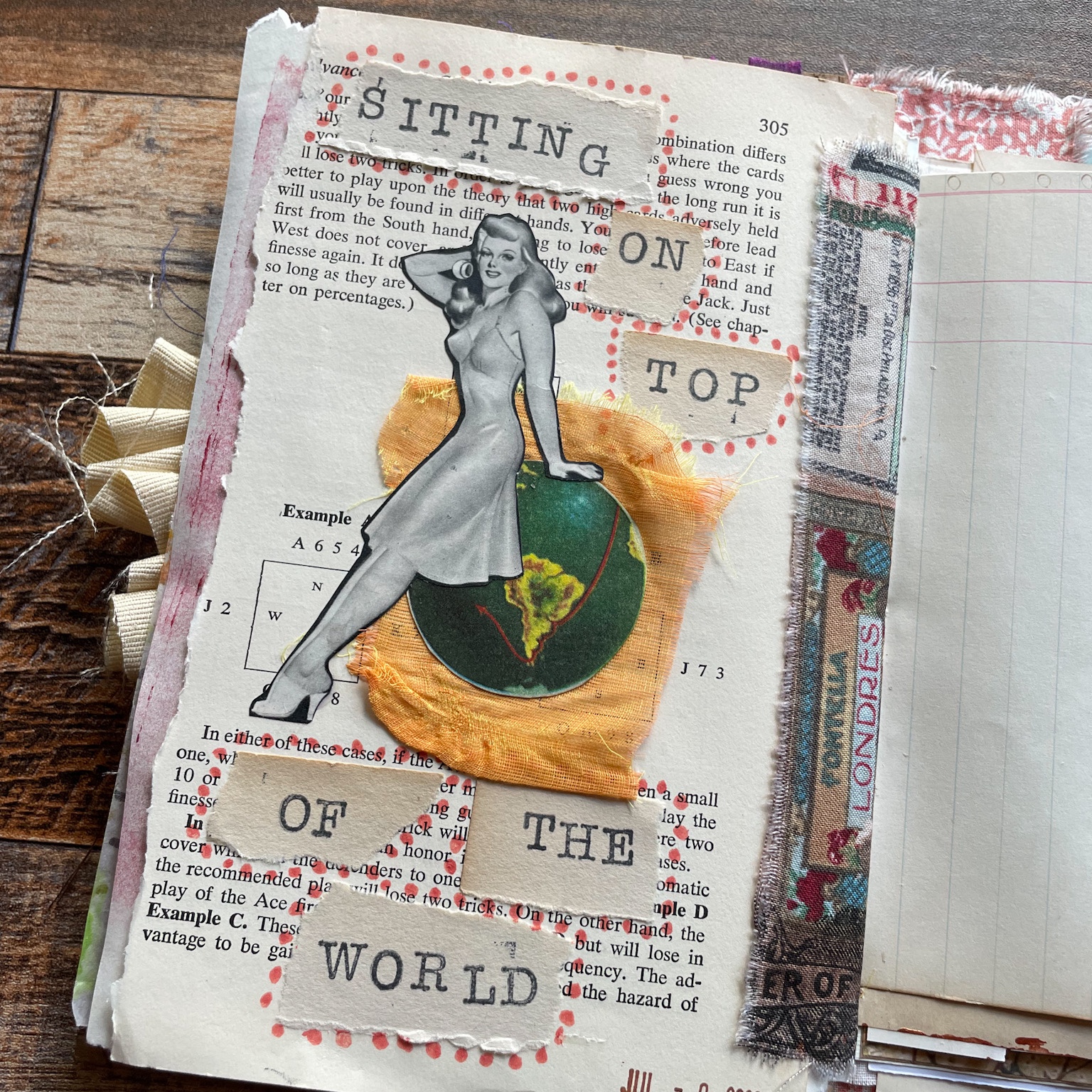 Week 2 of My Junk Journal July Experience: Prompts 8-14 - Mad